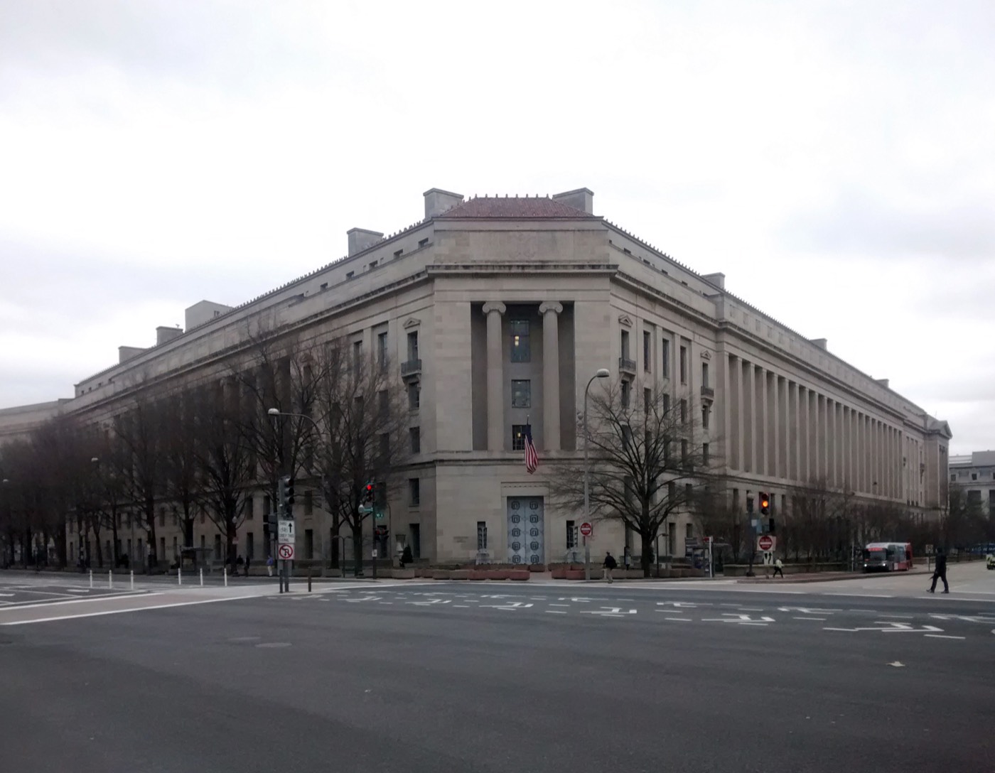 The Robert F. Kennedy Department of Justice Building in Washington, D.C.